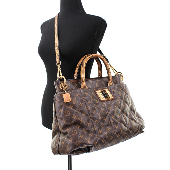 Louis Vuitton Limited Edition Exotique Python Monogram Etoile Tote Travel Bag GM - Picture 3 of 12
